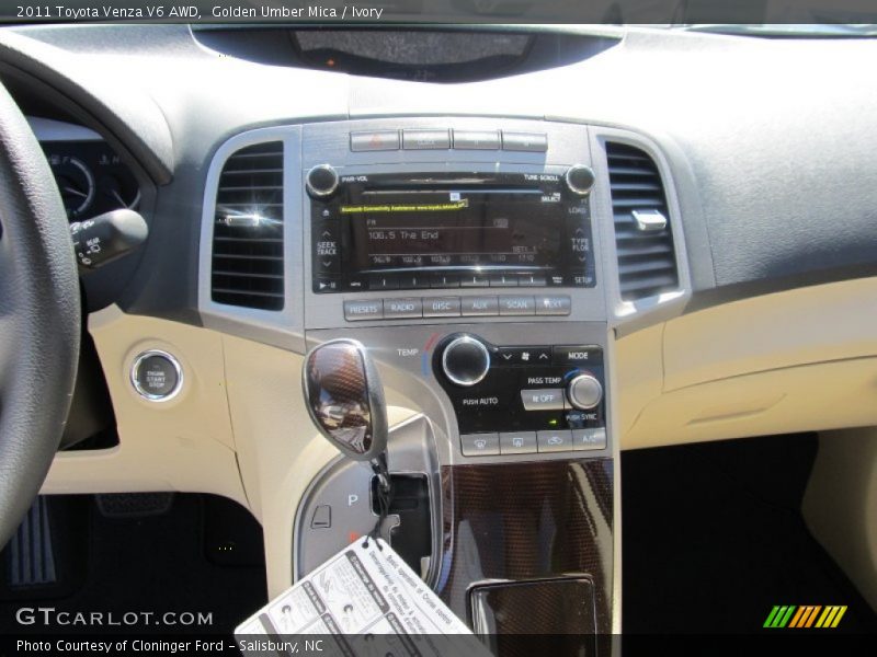 Golden Umber Mica / Ivory 2011 Toyota Venza V6 AWD