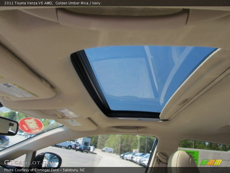 Golden Umber Mica / Ivory 2011 Toyota Venza V6 AWD
