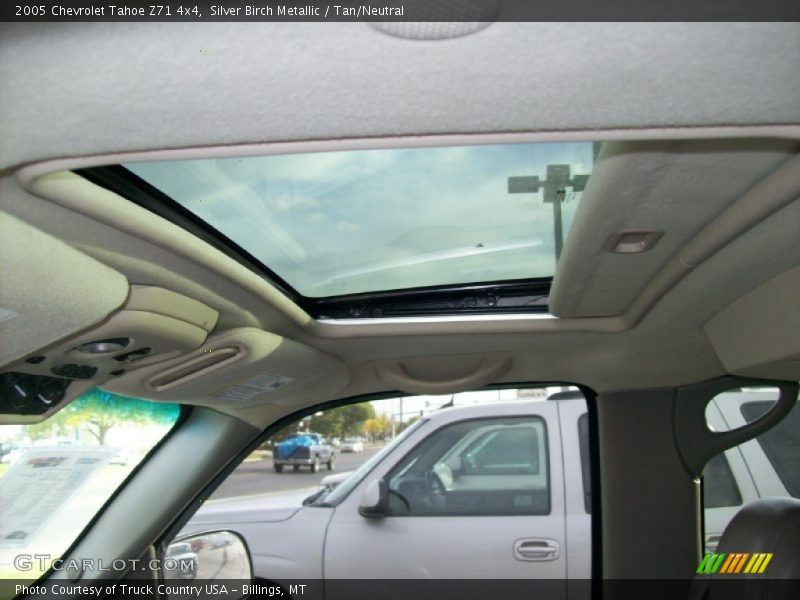 Silver Birch Metallic / Tan/Neutral 2005 Chevrolet Tahoe Z71 4x4