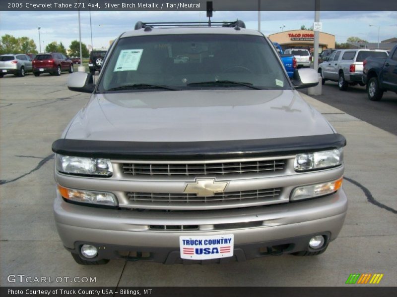 Silver Birch Metallic / Tan/Neutral 2005 Chevrolet Tahoe Z71 4x4