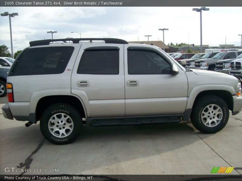 Silver Birch Metallic / Tan/Neutral 2005 Chevrolet Tahoe Z71 4x4