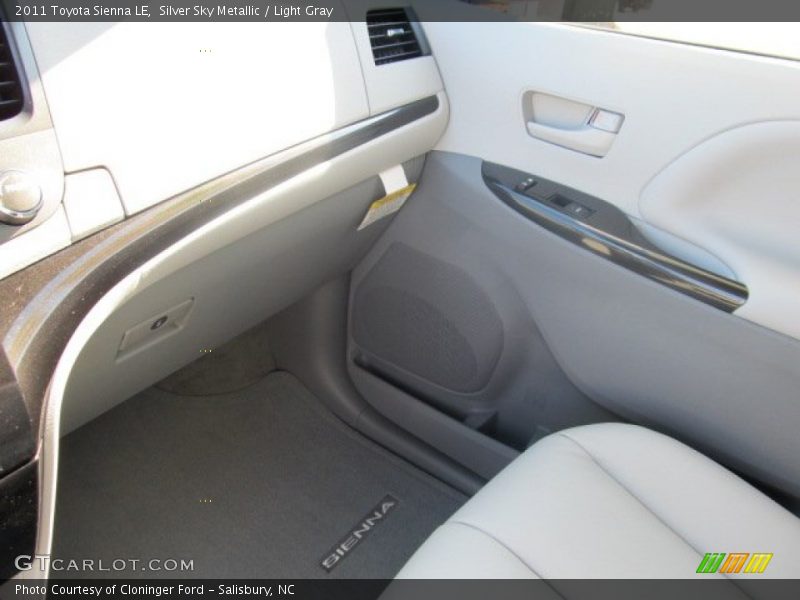 Silver Sky Metallic / Light Gray 2011 Toyota Sienna LE