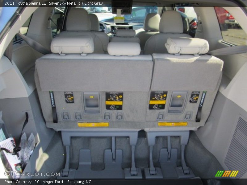 Silver Sky Metallic / Light Gray 2011 Toyota Sienna LE