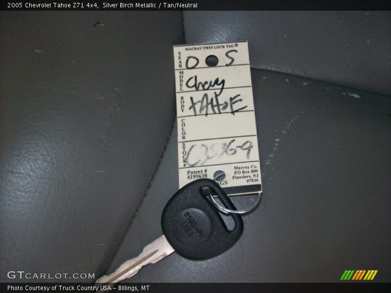 Keys of 2005 Tahoe Z71 4x4