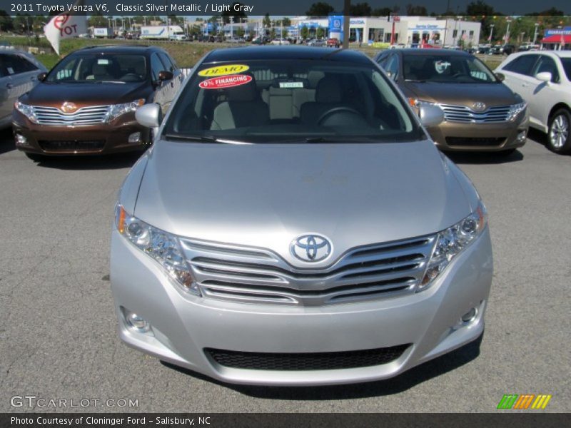 Classic Silver Metallic / Light Gray 2011 Toyota Venza V6