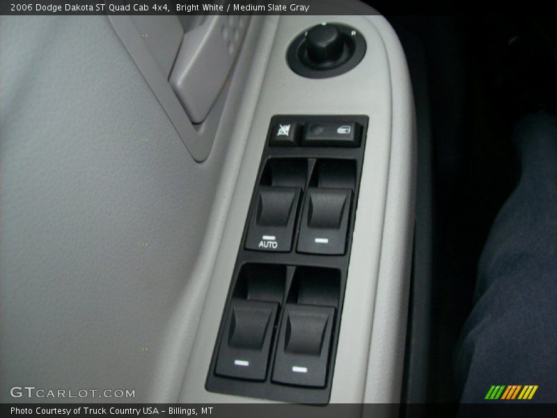 Bright White / Medium Slate Gray 2006 Dodge Dakota ST Quad Cab 4x4