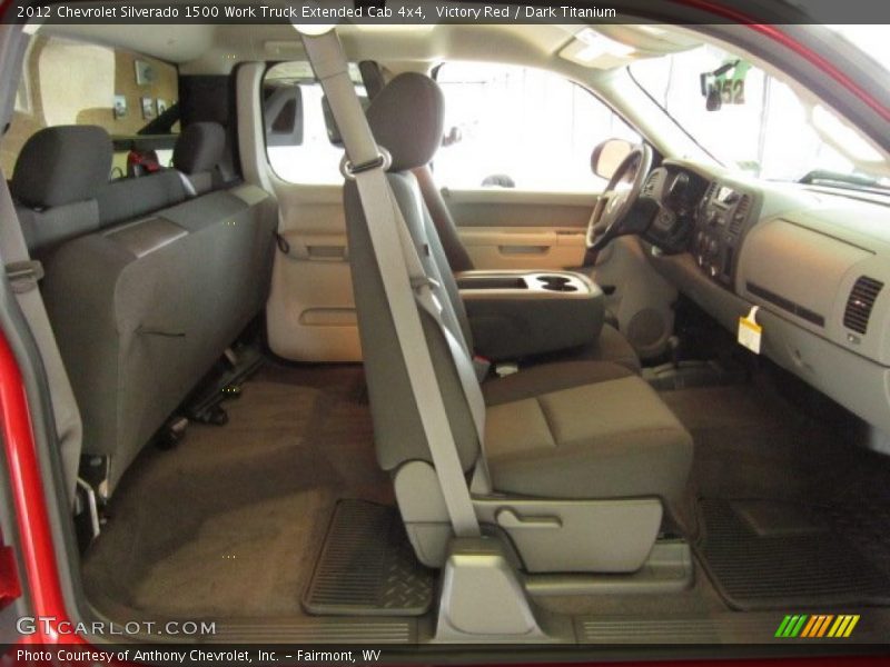  2012 Silverado 1500 Work Truck Extended Cab 4x4 Dark Titanium Interior