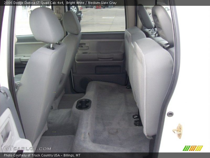 Bright White / Medium Slate Gray 2006 Dodge Dakota ST Quad Cab 4x4