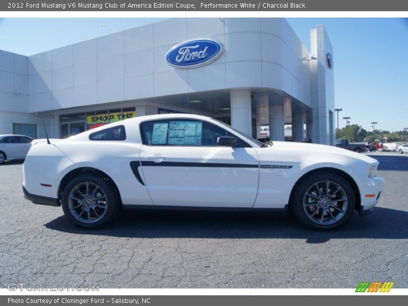  2012 Mustang V6 Mustang Club of America Edition Coupe Performance White