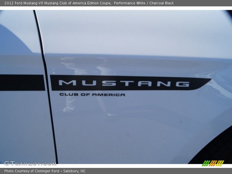  2012 Mustang V6 Mustang Club of America Edition Coupe Logo
