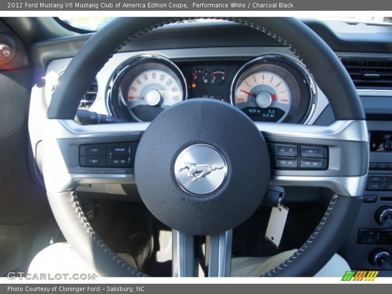 Performance White / Charcoal Black 2012 Ford Mustang V6 Mustang Club of America Edition Coupe