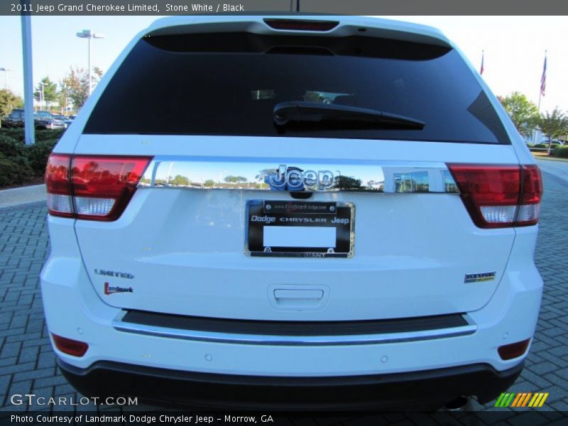Stone White / Black 2011 Jeep Grand Cherokee Limited