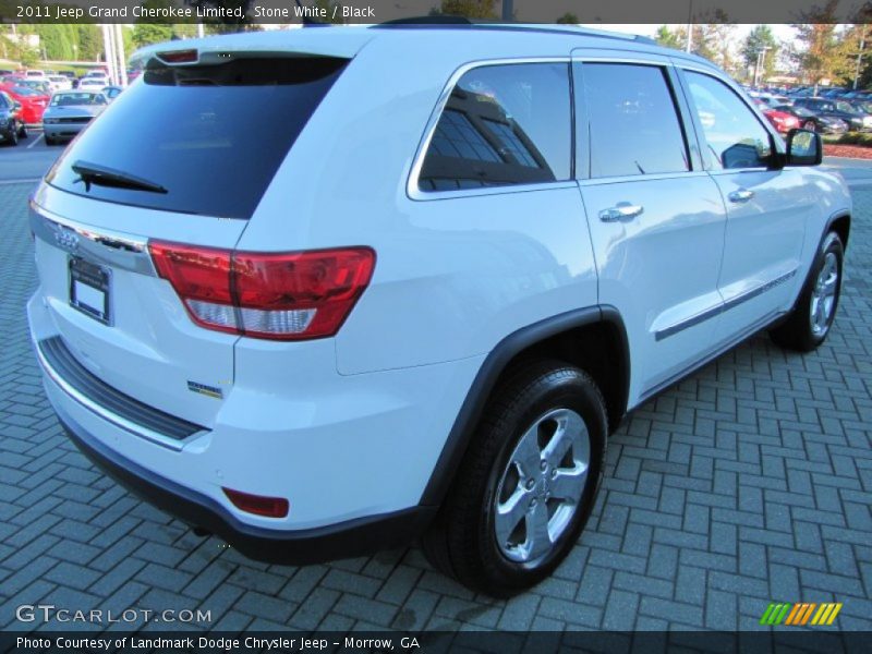 Stone White / Black 2011 Jeep Grand Cherokee Limited