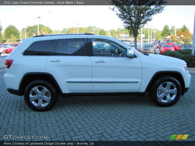 Stone White / Black 2011 Jeep Grand Cherokee Limited