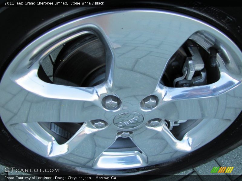 Stone White / Black 2011 Jeep Grand Cherokee Limited