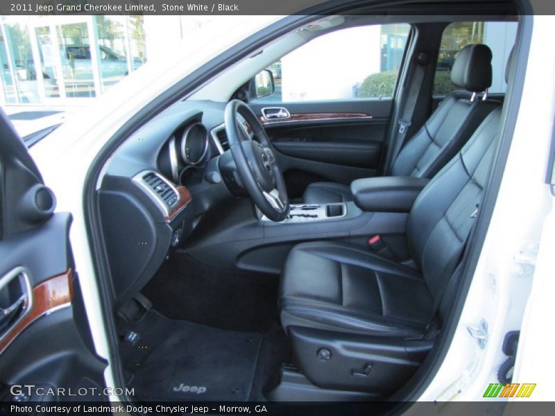 Stone White / Black 2011 Jeep Grand Cherokee Limited