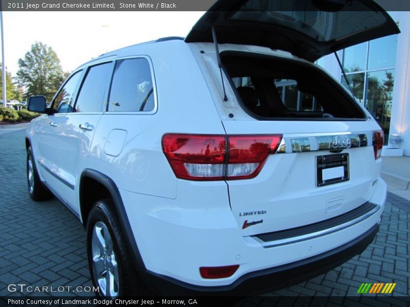 Stone White / Black 2011 Jeep Grand Cherokee Limited