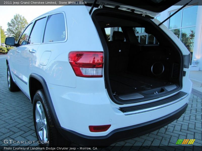 Stone White / Black 2011 Jeep Grand Cherokee Limited
