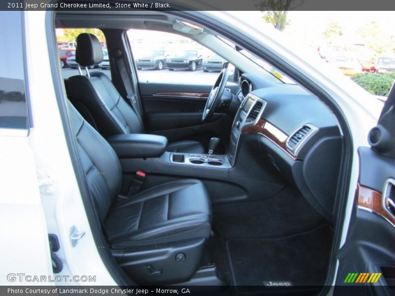 Stone White / Black 2011 Jeep Grand Cherokee Limited
