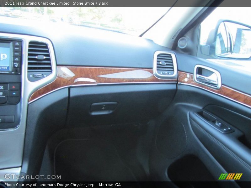 Stone White / Black 2011 Jeep Grand Cherokee Limited
