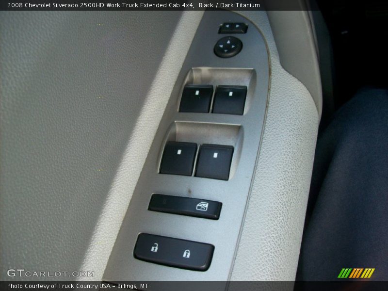 Black / Dark Titanium 2008 Chevrolet Silverado 2500HD Work Truck Extended Cab 4x4