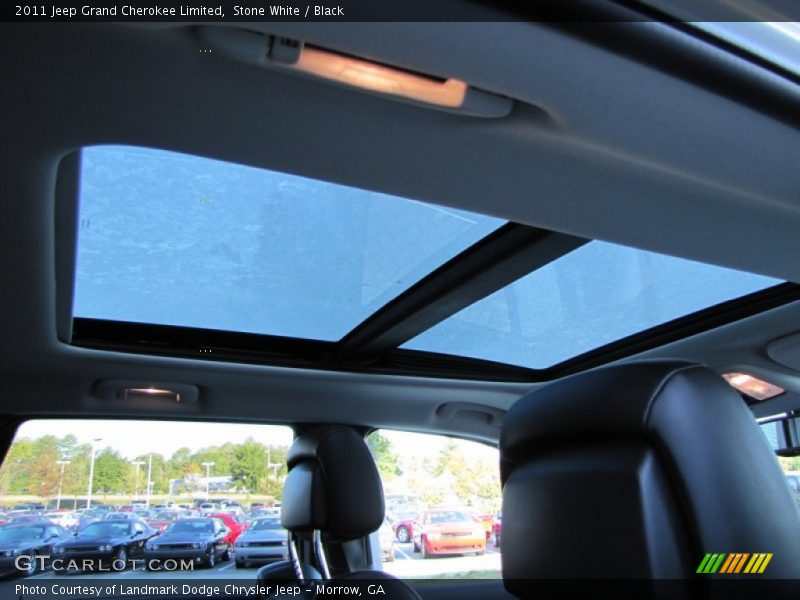 Stone White / Black 2011 Jeep Grand Cherokee Limited