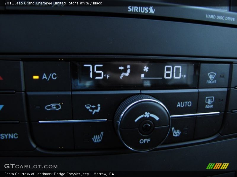 Stone White / Black 2011 Jeep Grand Cherokee Limited