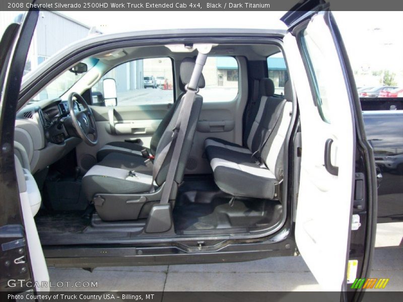 Black / Dark Titanium 2008 Chevrolet Silverado 2500HD Work Truck Extended Cab 4x4