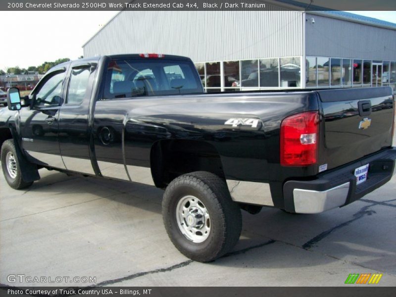 Black / Dark Titanium 2008 Chevrolet Silverado 2500HD Work Truck Extended Cab 4x4