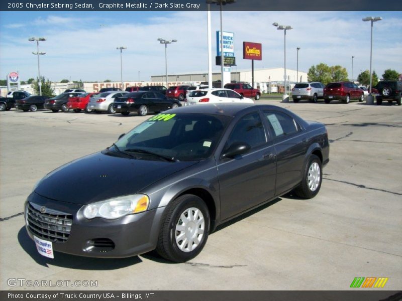 Graphite Metallic / Dark Slate Gray 2005 Chrysler Sebring Sedan