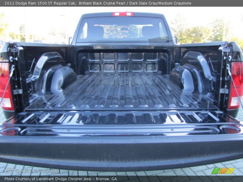 Brilliant Black Crystal Pearl / Dark Slate Gray/Medium Graystone 2011 Dodge Ram 1500 ST Regular Cab
