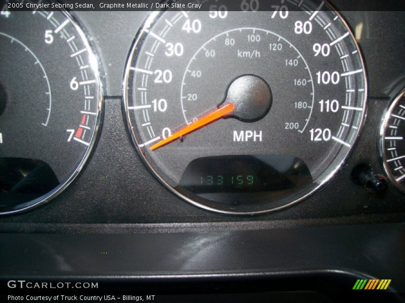 Graphite Metallic / Dark Slate Gray 2005 Chrysler Sebring Sedan