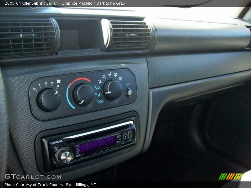 Graphite Metallic / Dark Slate Gray 2005 Chrysler Sebring Sedan
