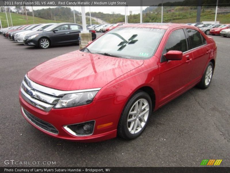 Front 3/4 View of 2011 Fusion SEL V6 AWD