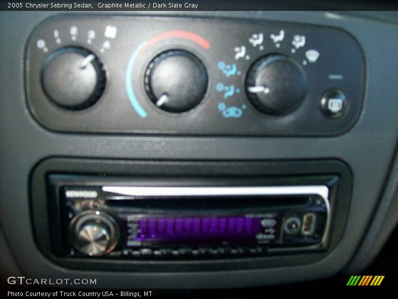 Graphite Metallic / Dark Slate Gray 2005 Chrysler Sebring Sedan