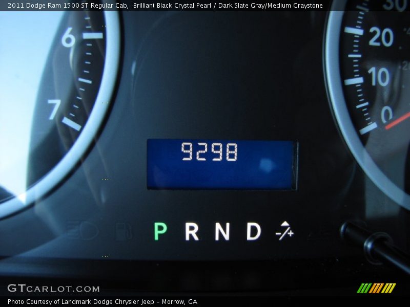 Brilliant Black Crystal Pearl / Dark Slate Gray/Medium Graystone 2011 Dodge Ram 1500 ST Regular Cab