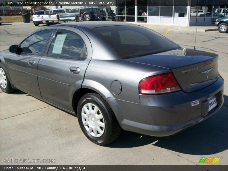 Graphite Metallic / Dark Slate Gray 2005 Chrysler Sebring Sedan