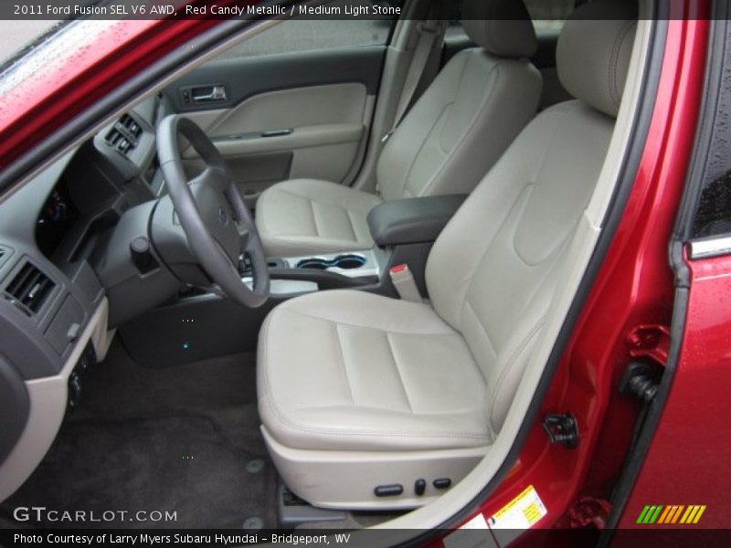  2011 Fusion SEL V6 AWD Medium Light Stone Interior