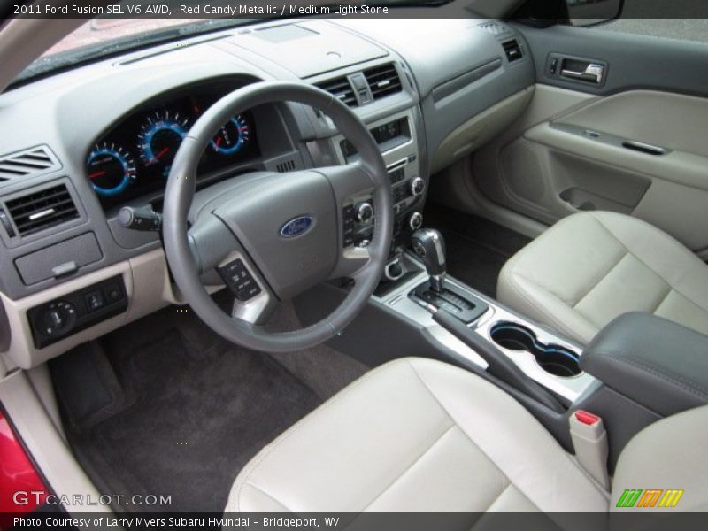 Medium Light Stone Interior - 2011 Fusion SEL V6 AWD 
