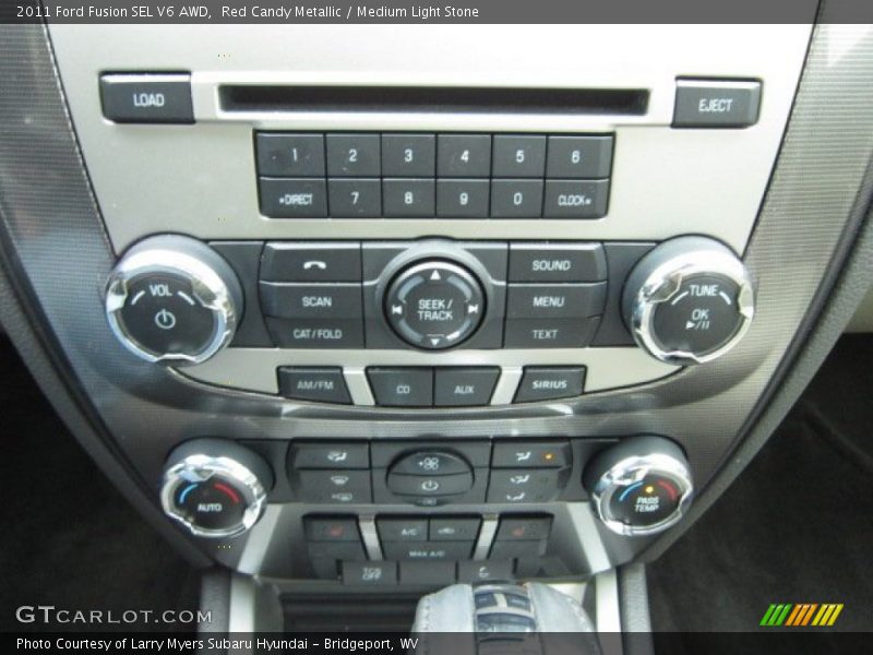 Controls of 2011 Fusion SEL V6 AWD
