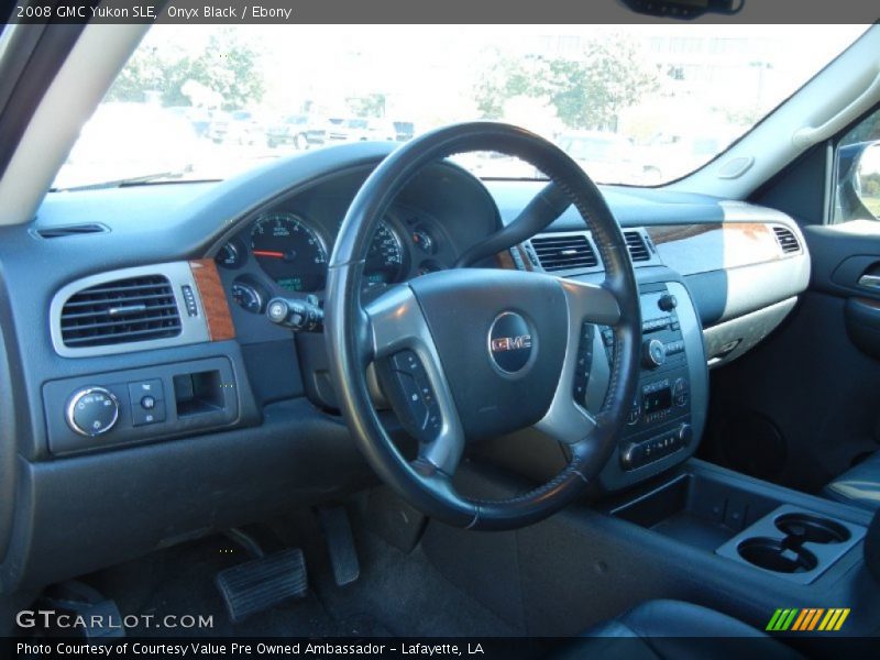 Onyx Black / Ebony 2008 GMC Yukon SLE