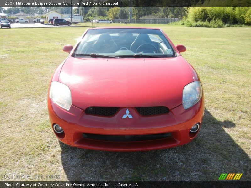 Pure Red / Dark Charcoal 2007 Mitsubishi Eclipse Spyder GS