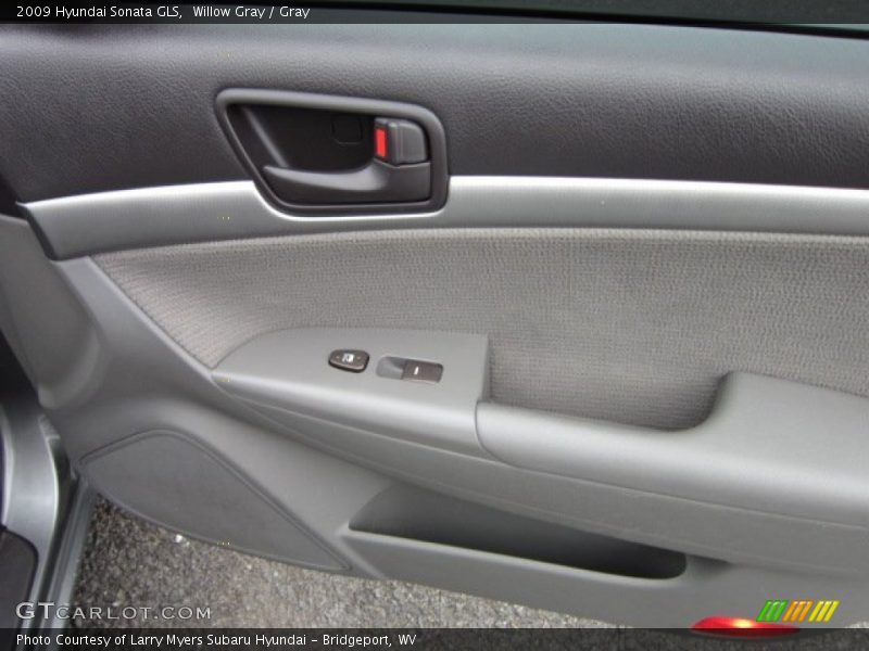 Willow Gray / Gray 2009 Hyundai Sonata GLS