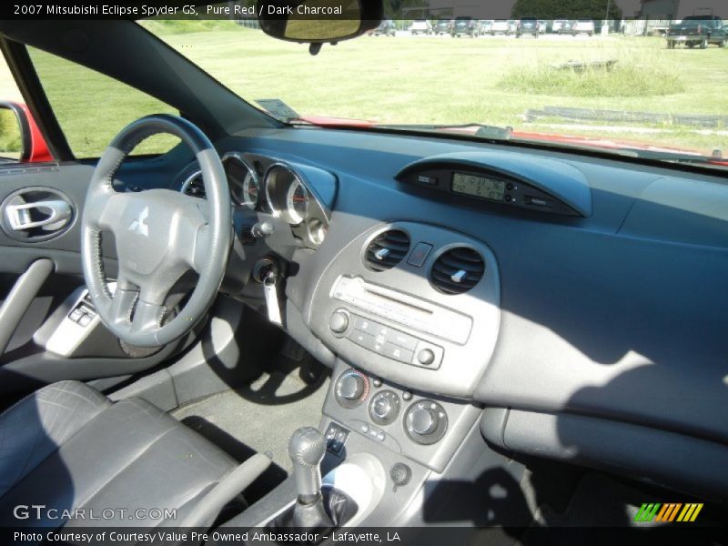 Pure Red / Dark Charcoal 2007 Mitsubishi Eclipse Spyder GS
