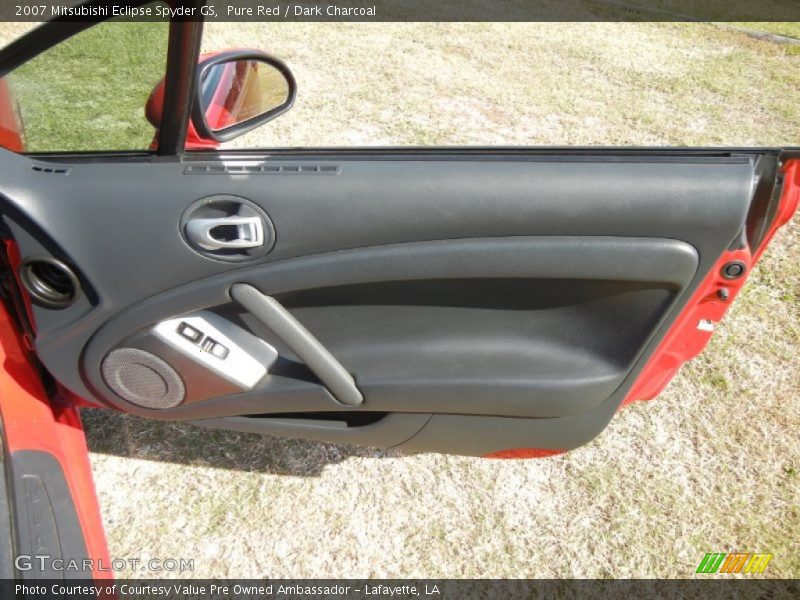 Pure Red / Dark Charcoal 2007 Mitsubishi Eclipse Spyder GS
