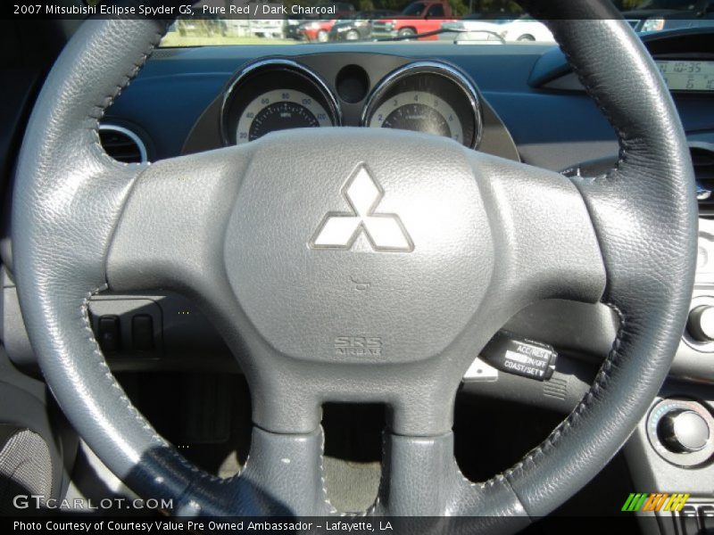 Pure Red / Dark Charcoal 2007 Mitsubishi Eclipse Spyder GS