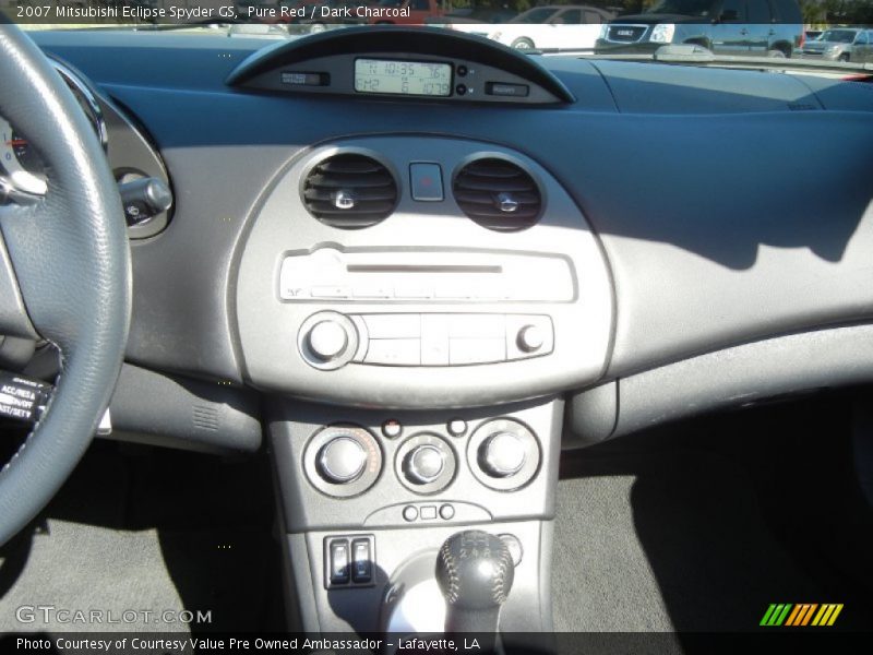 Pure Red / Dark Charcoal 2007 Mitsubishi Eclipse Spyder GS