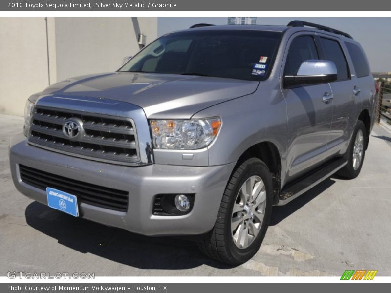Silver Sky Metallic / Graphite 2010 Toyota Sequoia Limited