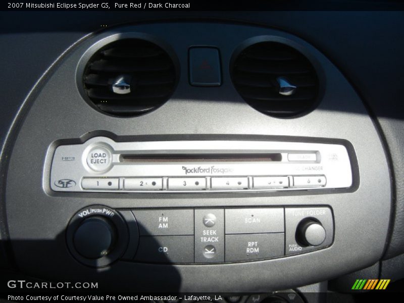 Pure Red / Dark Charcoal 2007 Mitsubishi Eclipse Spyder GS