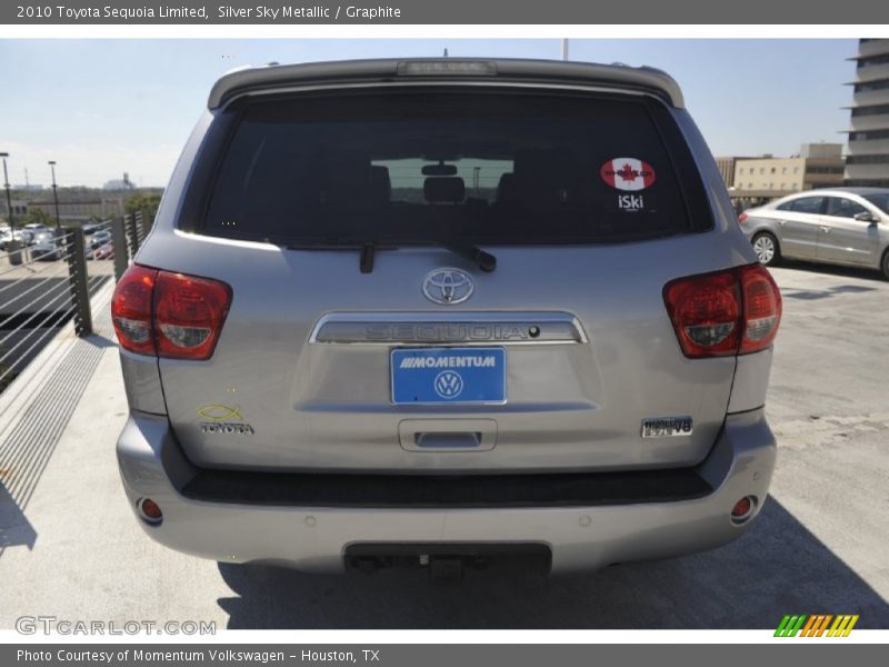 Silver Sky Metallic / Graphite 2010 Toyota Sequoia Limited